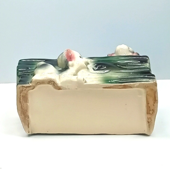 Vintage Shawnee pottery puppy dog planter. No flaws - Picture 5 of 7